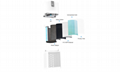 H14 HEPA air purifier with dust sensor, PCO UVC, activated carbon and anion