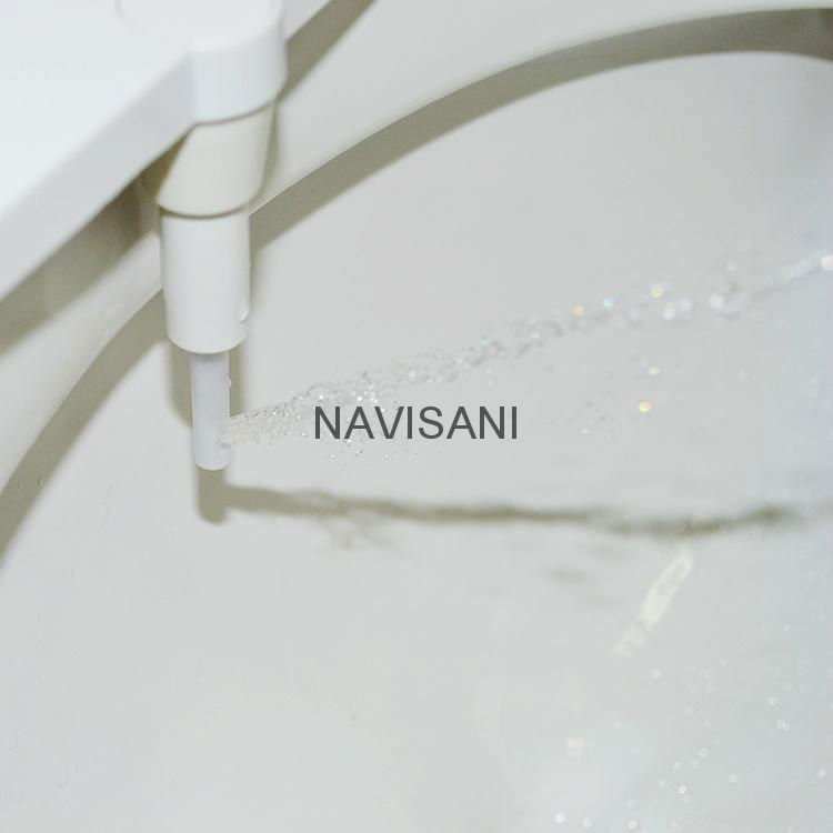 Single cold water self-cleaning non electric toilet seat bidet  5