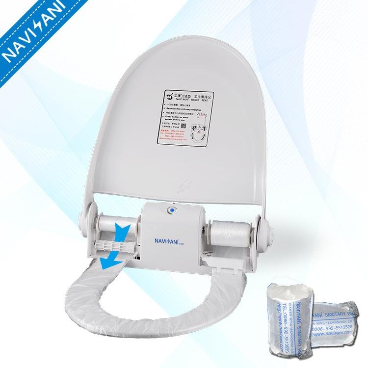 One Time Use Automatic Intelligent Toilet Seat Disposable Cover
