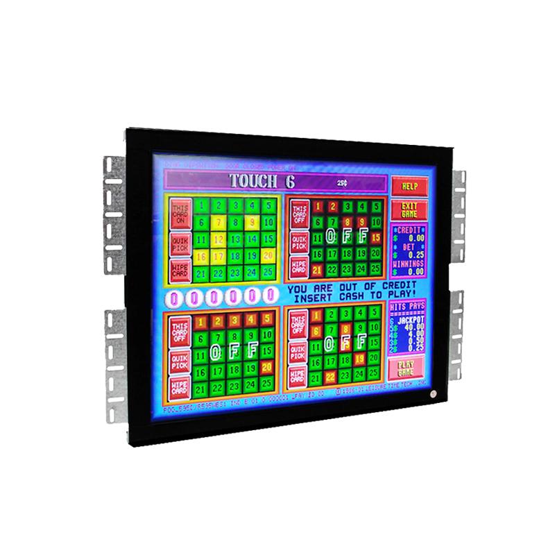 15 17 19 inch POG WMS 3M Controller  LCD Game touch monitor