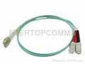 SC/PC-LC/PC Multimode OM3 Duplex Patch Cord