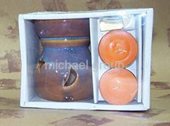 scented oil burner with candle