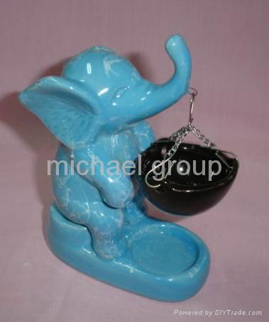 Scented oil burner with candle 3