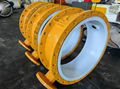 Fluorine-lined butterfly valve-lined flanged butterfly valve 3