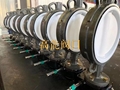 Rubber-lined butterfly valve, fluorine-lined butterfly valve 3