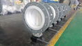 Rubber-lined butterfly valve, fluorine-lined butterfly valve 4