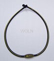 Titanium Necklace (ISO9001/SGS Report/ OEM Silicone Necklace Health Necklace) 4