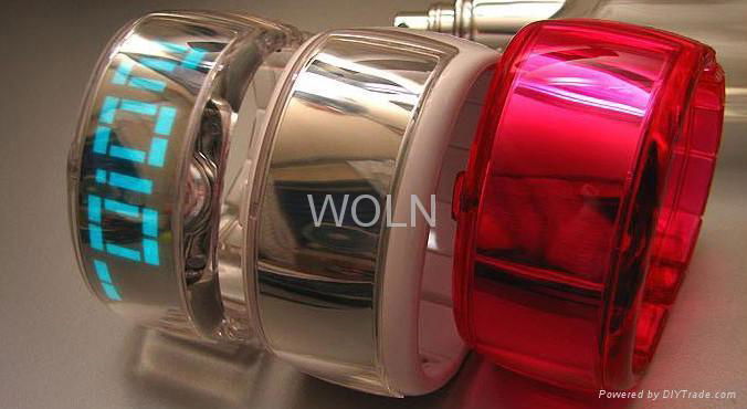 ODM watches ISO9001：2000/SGS Report/OEM Bracelet Colorful LED watch Jelly Watch 3