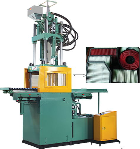 Automobile air filter injection molding machine