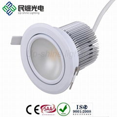 90 cut out  90 degree COB 18W led downlight