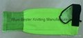fluorescent green meat processing cut resistance arm guard