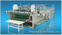 Folder gluer machine for locking bottom