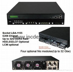 up to 32 LAN ports Network Appliance industrial firewall chassis