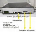 Rackmount network appliance firewall  4/8/12/16/20 GbE LAN ports 6