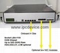 Rackmount network appliance firewall  4/8/12/16/20 GbE LAN ports
