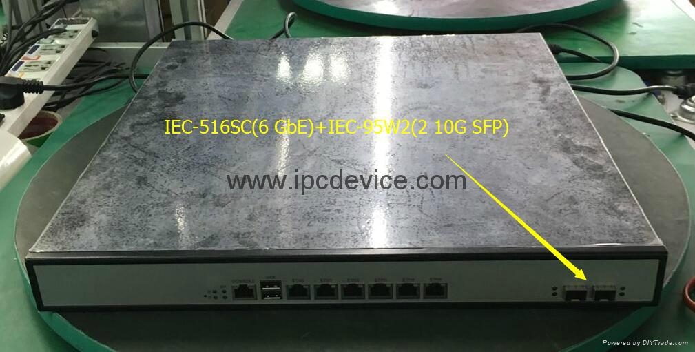 Xeon firewall UTM network appliance 6 GbE and 2 10g SFP ports IEC
