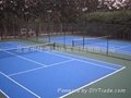塑膠網球場施工