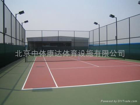 塑膠網球場施工 2