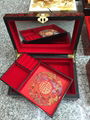 Chinese Wooden Marriage 2 Drawer Armoire Jewelry Box Wholesale  3