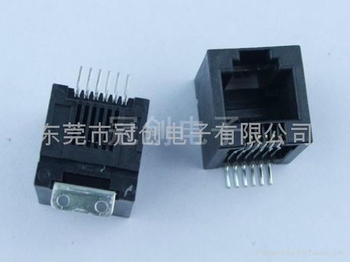 180度立式SMT直插式RJ45插座 3