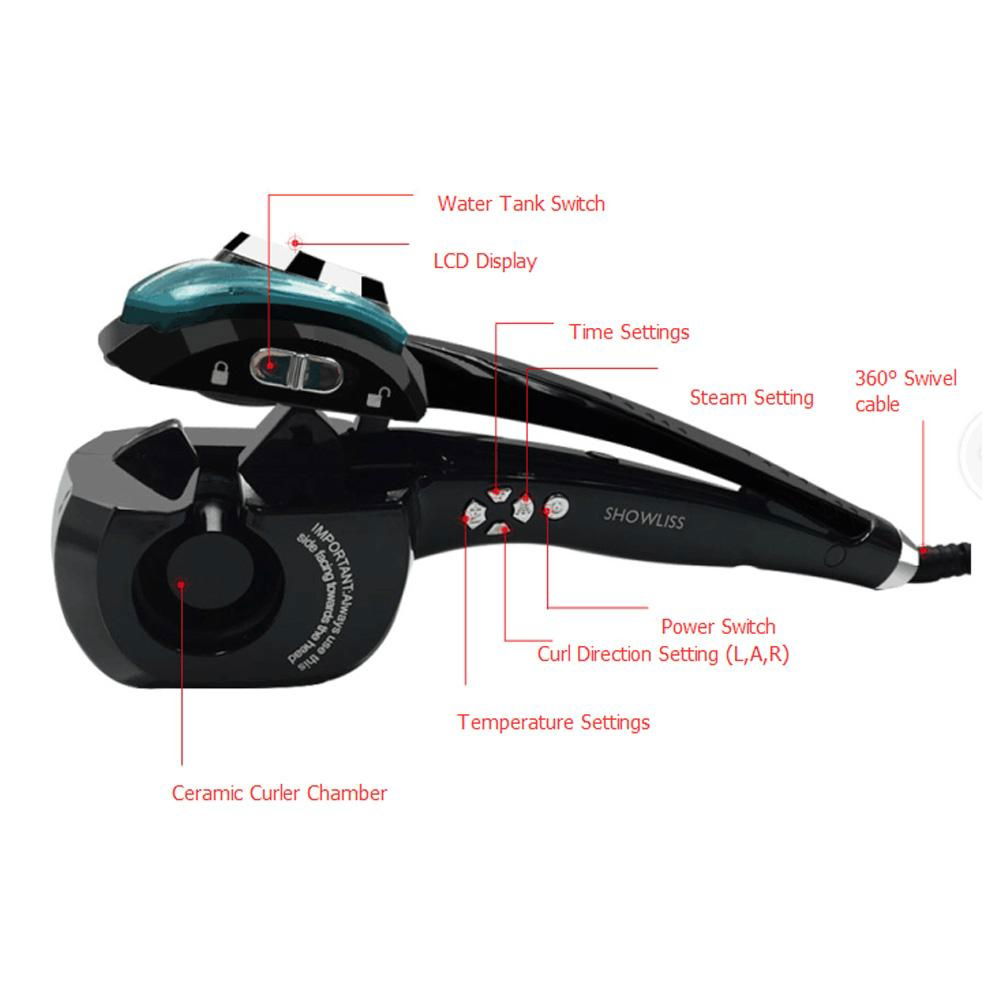 Factory Price LCD Steam Hair Curler 5