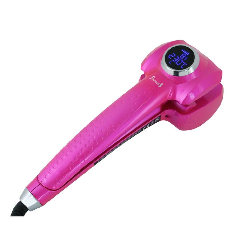 Showliss Brand Pink Color LCD Hair Curler 3