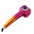 Pink & Orange Color LCD Hair Curler 4