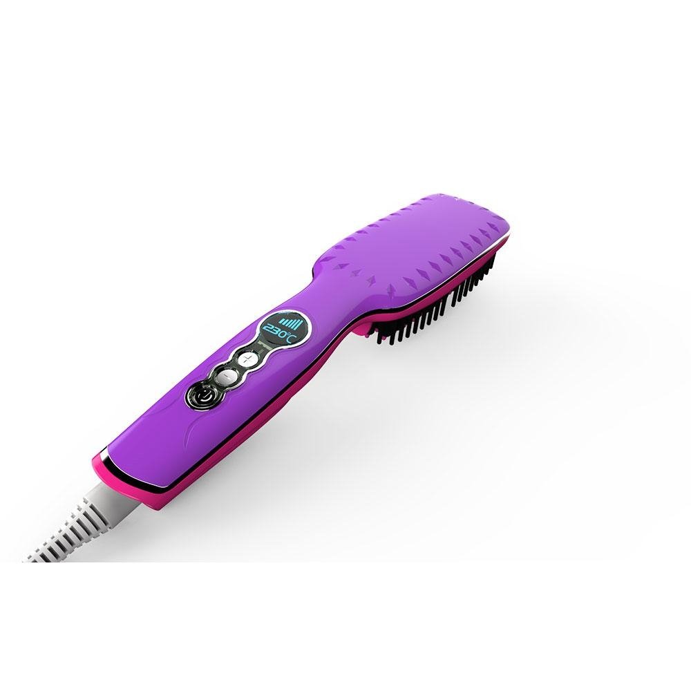 Pink Hair Brush Straightener Top 10 Hair Straightener Brush 4