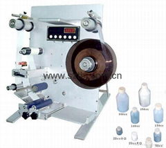 Semi-automatic round bottle labeling machine 