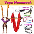 4meter full set Aerial Yoga Hammock pilates workout Yoga Inversion Swing Trapeze 1