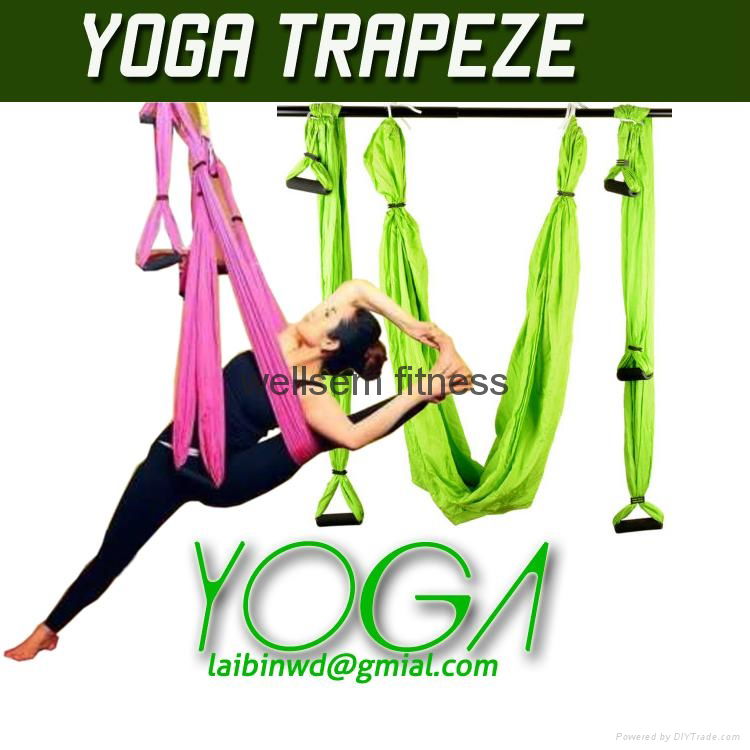 Aerial Yoga Hammock pilates band workout Yoga Inversion Swing Trapeze Anti-Gravi