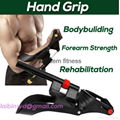 body Building Fitness Exercise Training Hand Grip Forearm Strength Equipment 