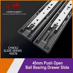 45mm New Push Open Drawer Slide