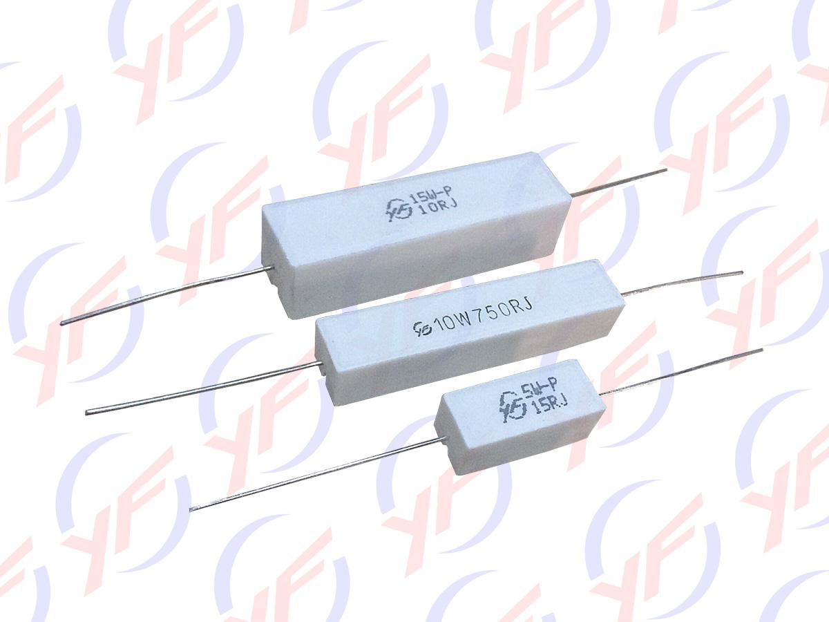 Wire wound 10Watts cement fixed power resistor