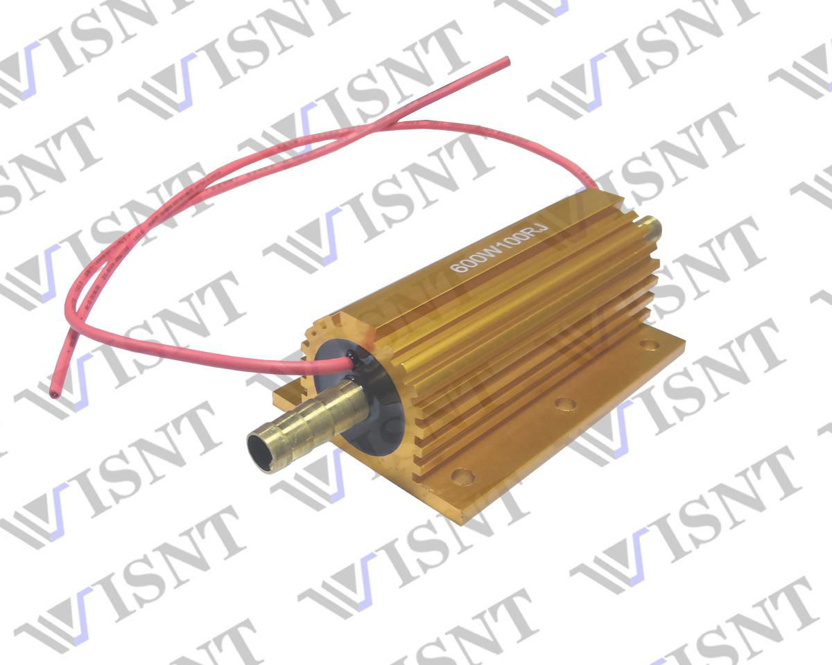 Golden aluminum housed water cooling 600W fixed power resistors 3