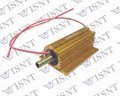 Golden aluminum housed water cooling 600W fixed power resistors