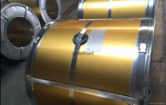 golden galvalume steel coil with anti-finger print