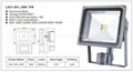 LED PIR Flood Light 10W 20W 30W 50W 4