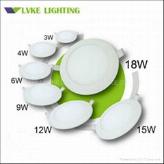 Panel light  3W 4W 6W  9W 12W 15W 18W  20W 24W  led lamp