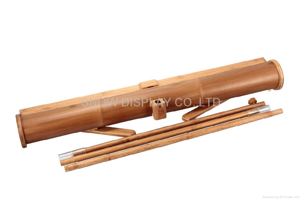 round shape bamboo roll up