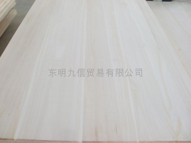 FSC Paulownia edge glued  panel 