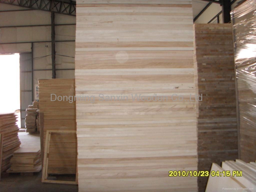 Paulownia solid wood panels  4