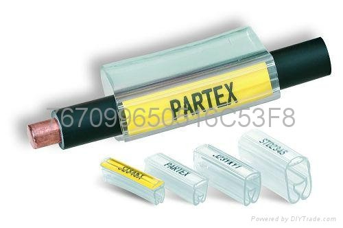 瑞典PARTEX環保UL透明號碼管 線纜標識標籤