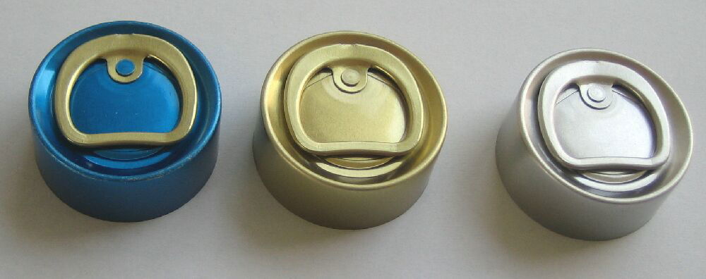 Pull-ring Aluminium caps