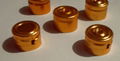 Aluminium caps with rubber liner 1