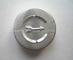 Total tear off aluminium cap