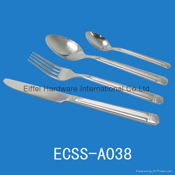 stainless steel spoon