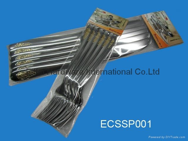 Stainless steel fork with PVC pack 