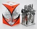 24pcs Cutlery set in color box