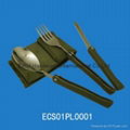 Camping cutlery set